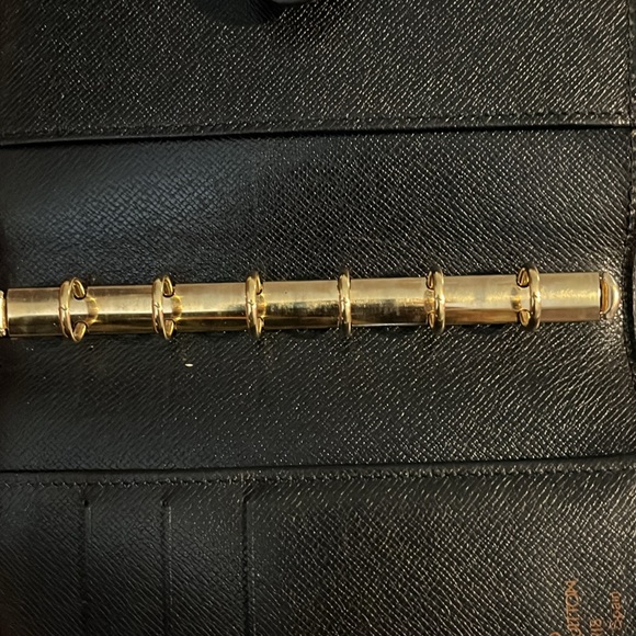 Louis Vuitton black notebook